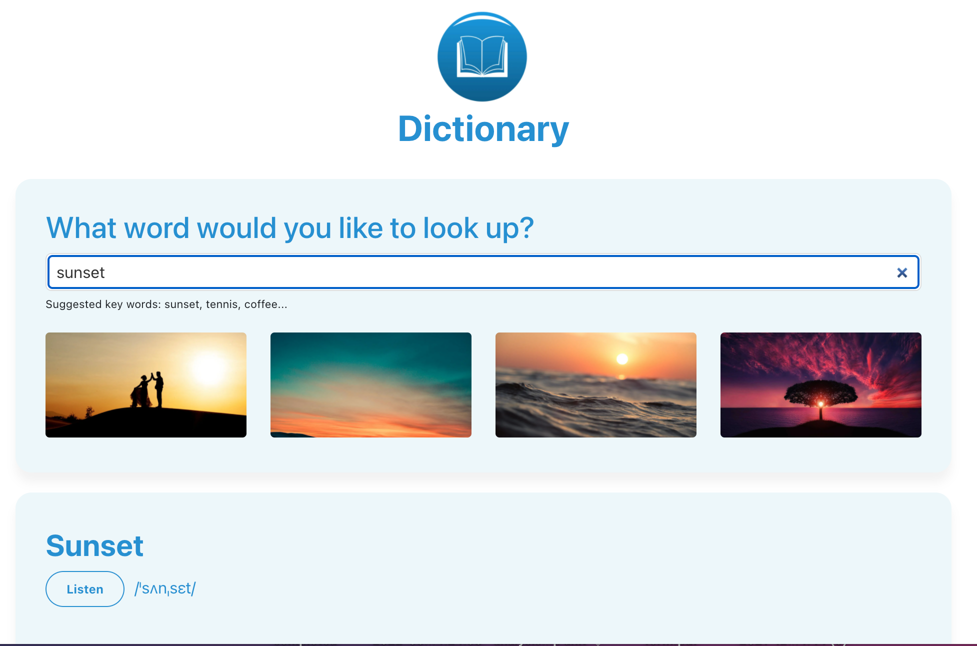 dictionary